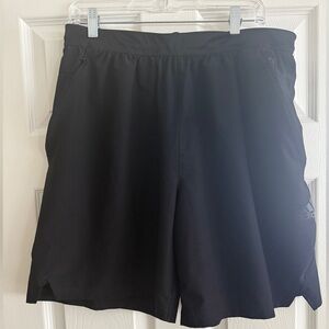 Adidas Men's Athletic Black Shorts Size XL with Pockets